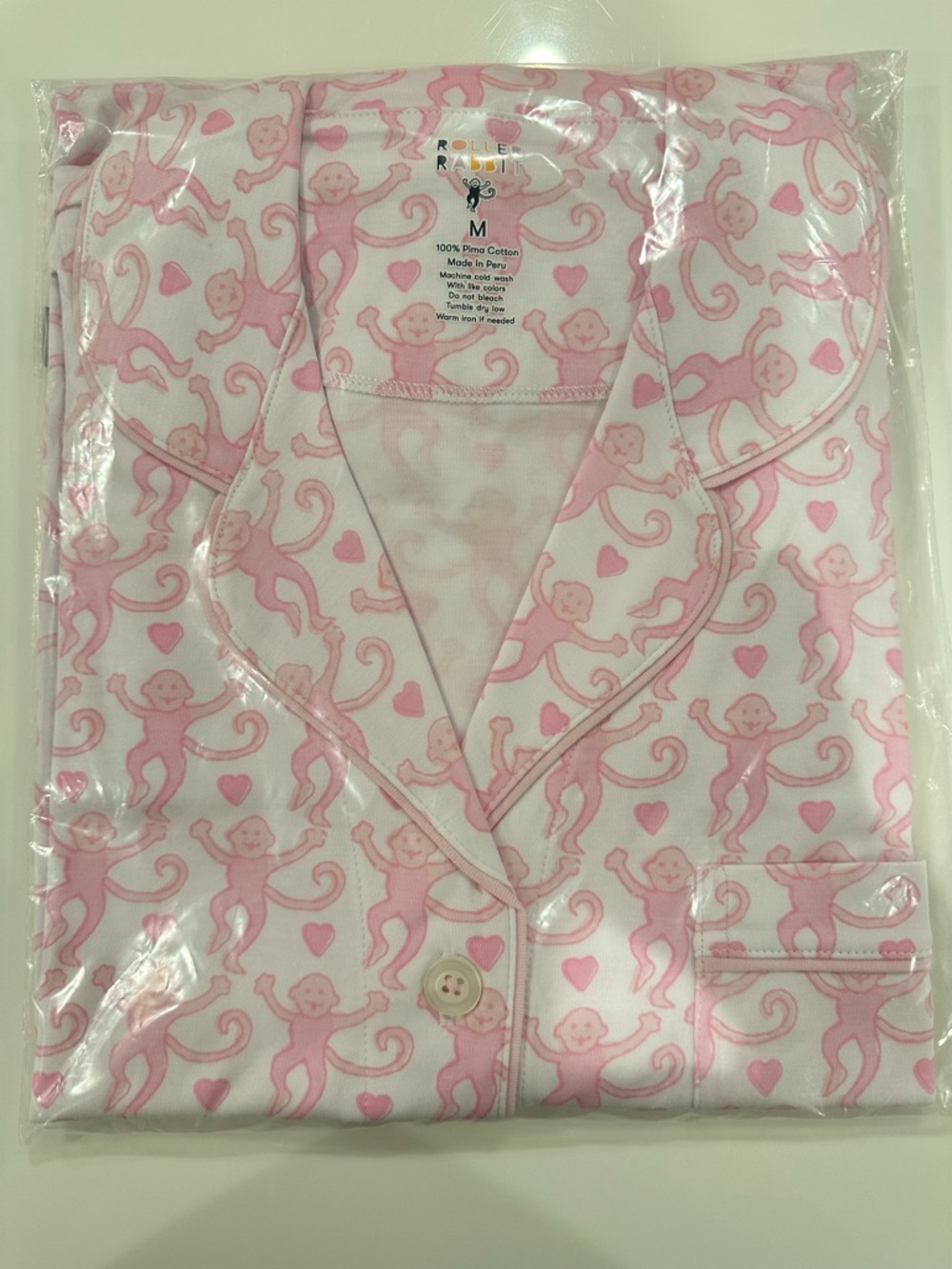 Roller Rabbit Lovely Monkey Polo Pajama Set